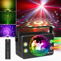 Nueva Luz de Escenario Transfronteriza, Bola Mágica LED Láser, Luz de Ambiente para Fiestas/Bar/KTV con 7 Colores Intermitentes y Control por Sonido