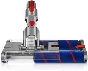 Brosse à plancher double tête électrique pour <span class=keywords><strong>aspirateur</strong></span> Dysons V8 <span class=keywords><strong>V7</strong></span> V10 V11, outil à tête de rouleau rotatif moelleux - Product Image 3