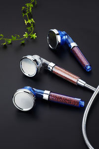 ACS Cixi Qianyao champagne douchette systèmes de filtration d'eau pour la maison <span class=keywords><strong>waterpick</strong></span> trois fonctions douches à main tête - Product Image 2