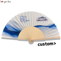 Éventails pliants en bois personnalisés et créatifs pour la promotion de la marque, les cadeaux, les offres promotionnelles et les ventes