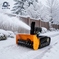 Souffleuse à neige télécommandée à essence, sur chenilles tout-terrain, largeur de coupe 600 mm, démarrage électrique, déchargement latéral, facile à utiliser