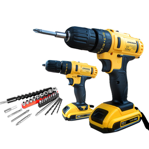 המחיר הטוב ביותר 24 <span class=keywords><strong>V</strong></span> אלחוטי מברשת פטיש מקדחה מקצועי חשמלי תרגיל תרגיל אלחוטי מברג - Product Image 2