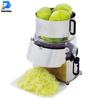 Automatische Commerciële Fruit Ui Kool Groente Snijmachine Motor Roestvrij Staal 110/220V 0.37kW Eenvoudig te bedienen