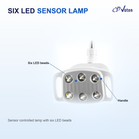 Fauteuil dentaire électrique en acier de haute qualité avec capteur de radiographie dentaire intégré, lampe à capteur LED, certifié CE