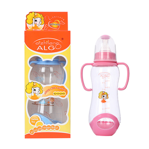 Bouteille d'alimentation en plastique de qualité alimentaire <span class=keywords><strong>9</strong></span> oz 260 ml Bouteilles d'alimentation pour bébé avec poignée - Product Image 5