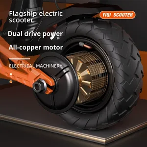 Envío Gratis a la UE, Reino Unido y EE. UU., OOTD T10, Scooter Eléctrico Plegable Todoterreno, Trotinette Electrique, Patineta Eléctrica para Adultos - Product Image 4