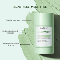 Masque en bâtonnet à la boue d'armoise, nettoyage en profondeur, contrôle du sébum, traitement de l'acné, acide salicylique, niacinamide, masque facial à base de plantes, élimine les peaux grasses