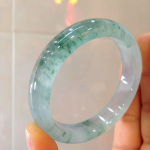 Gelang Giok Myanmar YL Ice Seed Floating Green Ice Sticky Seed untuk Wanita, Gelang Giok untuk Perempuan, Giok Berkualitas - Product Image 3