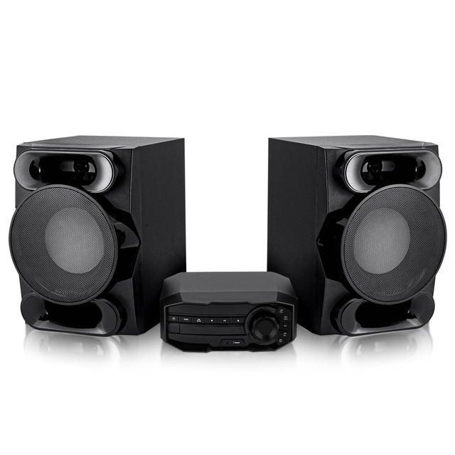 Free Shipping 2.0CH Wireless Home Theater System with Surround Sound BT 5.0 Wood & Plastic 8inch Bass Mini System