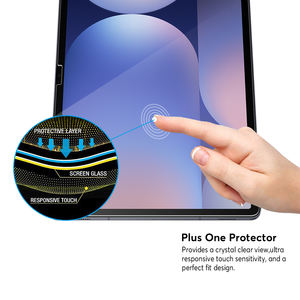 Protector de pantalla de vidrio templado transparente HD para <span class=keywords><strong>Samsung</strong></span> Galaxy Tab S10 FE + Protector de pantalla para tableta - Product Image 3