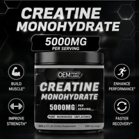 Créatine monohydrate micronisée en poudre 5000 mg par portion, créatine pure sans arôme 500 g 100 portions Complément alimentaire pour la salle de sport