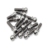 Vis de fixation à rotule en alliage de titane colorées sur mesure Gr5 4.2 4.8 4.9 5.5 mm pour voitures et camions RC de course