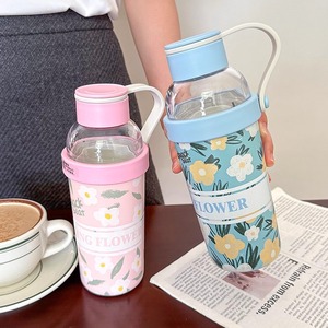 Large Capacity Portable Thermos Cup For Women With Tea Water Separation Design Keeps Cold Perfect For Gifts - Product Image 1