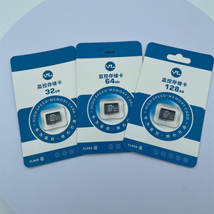 การ์ดหน่วยความจำความเร็วสูง Yl 32GB 64GB 128GB Class 10 การ์ดเก็บข้อมูลสำหรับกล้องวงจรปิด Tf Card - Product Image 1