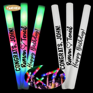 YACHEN Light-up oyuncaklar 3 modları yanıp sönen LED ışık düğün konserleri iç<span class=keywords><strong>in</strong></span> Sticks noel cadılar bayramı parti malzemeleri köpük kızdırma sopa - Product Image 1