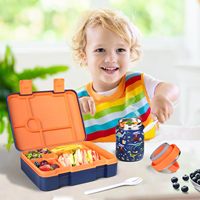 Boîte à lunch bento pour enfants sans BPA personnalisée, option de rentrée des classes OEM/ODM