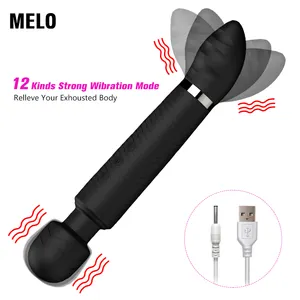 Sex Silicon Toys Doppel motor Vibrator Elektrische AV Wand Massage gerät Wiederauf ladbare Handheld Wireless Adult Sexspielzeug für Frauen