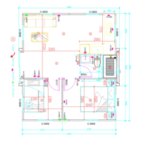 Maison conteneur préfabriquée extensible à double aile, mobile, conception deux pièces, structure personnalisée, aménagement et câblage pour logement temporaire