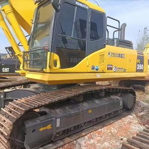 Excavatrice sur chenilles Komatsu PC350 d'occasion, 35 tonnes, modèle 2022, certifiée CE, machine de construction avec composants moteur et transmission - Product Image 1