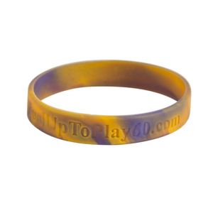 Bracelets en silicone personnalisés à bas prix avec impression de logo promotionnel - Product Image 3