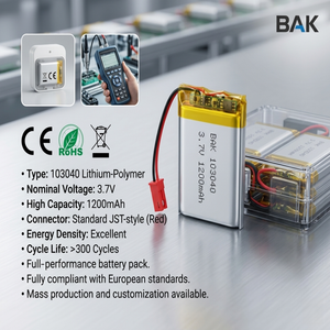 Preço de Fábrica no Atacado: Bateria de Polímero de Lítio (Li-ion) 3.7V 4.2V, Modelos 103450, 103040, 902030, Células <span class=keywords><strong>Lipo</strong></span> de 60mAh a 10000mAh, Direto da China - Product Image 3