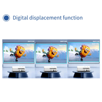 Projecteur laser 3LCD 4K pour les entreprises, l'éducation et les grandes salles Mise au point manuelle Haut-parleurs intégrés 6000-6500 Lumens