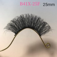 Vente en gros de faux cils humains Cils 20mm Lash Fluffi Pestaas Mink Strip Natural Russian Faux Mink Lashes Wholesale Eyelash Mink