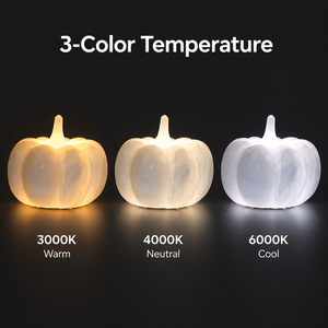 Lampada Notturna a Forma di Zucca <span class=keywords><strong>in</strong></span> Gesso Naturale, Dimmerabile al Tocco, Lampada Aromaterapica <span class=keywords><strong>in</strong></span> Pietra per Decorazioni Autunnali e del Ringraziamento - Product Image 5