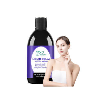 OEM fabbrica idrolizzato collagene liquido orale con vitamina C biotina selenio integratore di acido ialuronico salute dei capelli e delle unghie della pelle - Product Image 1