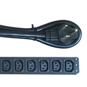 ตู้ตัด16A <span class=keywords><strong>32A</strong></span> PDU ทนทานมีซ็อกเก็ตอินเทอร์อินพุต C20 2U 1.5U 1U C13 12ช่อง - Product Image 6