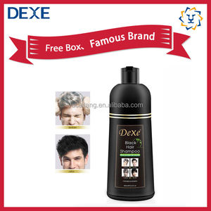 Tinte para el Cabello en <span class=keywords><strong>Champú</strong></span> DEXE Herbal Natural Negro Castaño Oscuro 3 en 1 Sin PPD ni Amoníaco para Hombres y Mujeres Precio de Proveedor Mayorista - Product Image 2