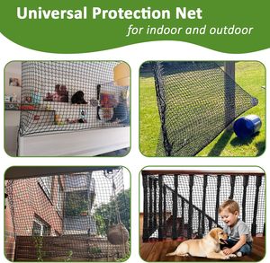 Màu đen bền nhựa an toàn dây cho trẻ em vật nuôi lan can ban công sân chơi thể thao lưới bóng chày backstop lưới cắt - Product Image 3