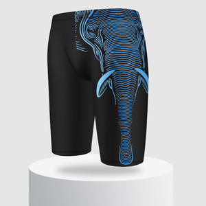 Maillot de <span class=keywords><strong>Bain</strong></span> <span class=keywords><strong>Homme</strong></span> Pas Cher à Séchage Rapide <span class=keywords><strong>Grande</strong></span> <span class=keywords><strong>Taille</strong></span>, Jammer de Compression à Jambe Carrée - Product Image 1