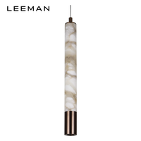 Lustre moderne de luxe en albâtre pour la maison, le restaurant, l'îlot de cuisine, la salle de bain, lampe suspendue décorative pour chevet