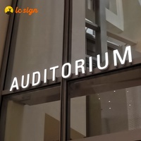 Prix d'usine Enseigne à lettres lumineuses frontales personnalisée, Enseigne logo 3D LED, Enseigne commerciale extérieure, Panneau signalétique pour magasin