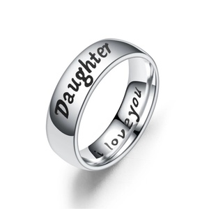 Family Member SON MOM DAUGHTER DAD Beauty <b>Ring</b> Custom Stainless Steel <b>Silver</b> <b>Ring</b> <b>for</b> <b>Men</b> Women - Product Image 4