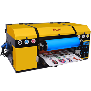 US Stock ACHI Mini <strong>Compact</strong> Double Side Print 13" A3 Size 2in1 Dual XP600 Head UV DTF Laminating <strong>Printer</strong> with Film Cutter Stand - Product Image 2