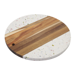 <span class=keywords><strong>Planche</strong></span> à découper en <span class=keywords><strong>terrazzo</strong></span>, acacia et bambou, ensemble de planches à fromage, plateau alimentaire, <span class=keywords><strong>planche</strong></span> à découper pour charcuterie, fromage, steak, pain, nouveauté 2026 - Product Image 4