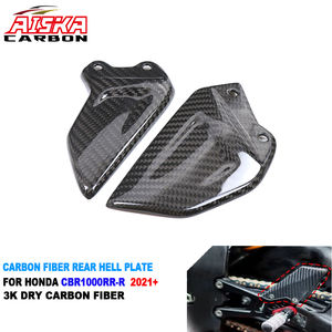 AISKA 100% Fibre de Carbone Sèche 3K Protections de Talon Arrière pour <span class=keywords><strong>Moto</strong></span> Honda CBR1000RR-R 2021 2022 2023 2024 - Product Image 1