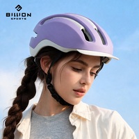 Casque de vélo PC In-Mold léger pour adulte, respirant, avec boucle de réglage, idéal pour la ville et le cyclisme