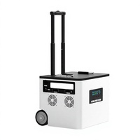 Centrale Électrique Portable Extérieure en Alliage 220V avec Écran LED et Onde Sinusoïdale Pure - Haute Puissance pour Voyages, Camping et Stands de Marché Nocturne