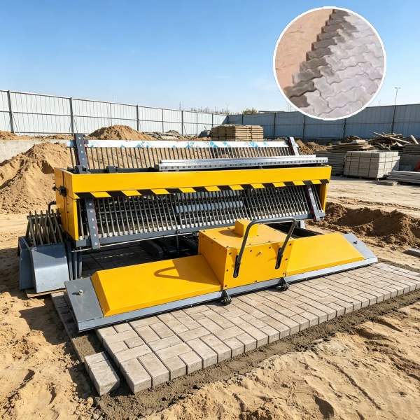 High Quality Mobile Block Brick Paving Machine Road Brick Paving Machine Construction Brick Laying Machine for Road Construction
