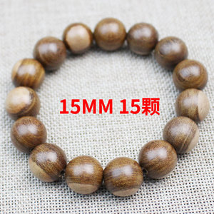 Golden Sandalwood <b>Bracelet</b> 12mm Round Beads Unisex Religious Jewelry Collectible Prayer Beads Ethnic Style Hangzhou Made - Product Image 3