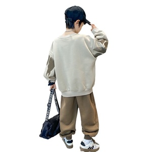 Set Felpa e Pantaloni in Cotone Spazzolato per Ragazzi, Nuovo Stile Primavera Autunno 2026, Fantasia Cartone Animato per Ragazzi Più Grandi, Casual e alla Moda - Product Image 5