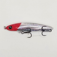 Leurre de crayon Silverfish de deuxième génération imprimé 17g 21g à engrenage fixe ABS perles Clicker intégrées 4X crochet de carpe pour