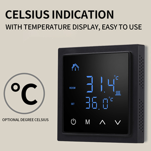 Controlador de temperatura inteligente MH1828A, pantalla LED táctil, controlador de calefacción NTC <span class=keywords><strong>Digital</strong></span> para calefacción de suelo - Product Image 6
