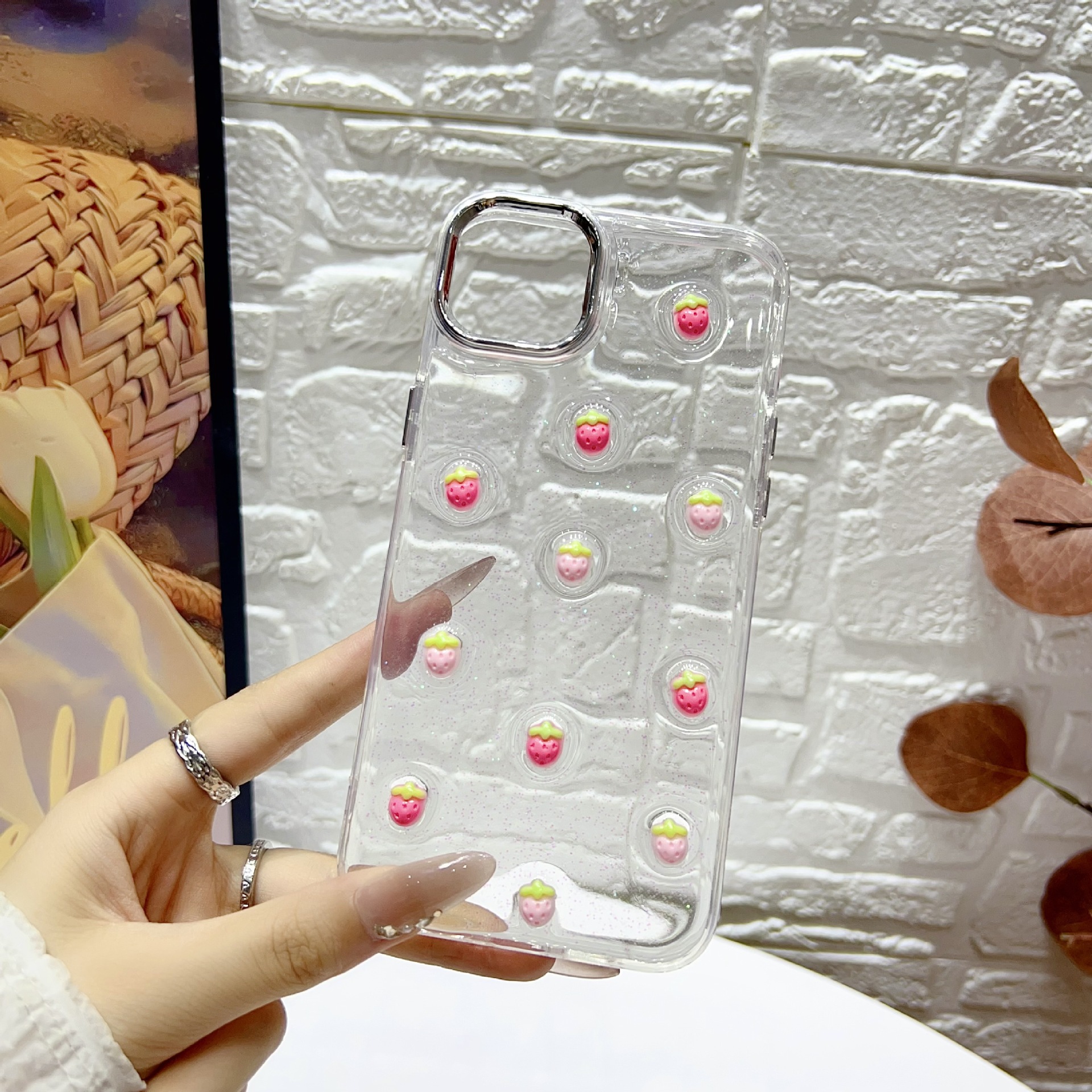 Strawberry Resin Case