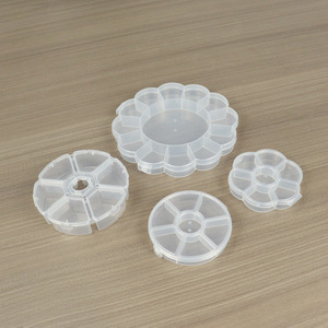 Transparent Plastic Compartment <b>Storage</b> <b>Box</b> For Jewelry Beads Rhinestones Fishing Gear Sewing Kit PP Material Desktop Organizer - Product Image 3
