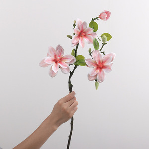 High-quality Handmade Artificial Silk <strong>Magnolia</strong> Flower Home Wedding Dining <strong>Table</strong> Living Room Decoration Ornaments - Product Image 6