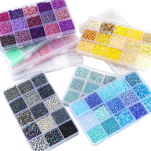 Kit de perles de rocaille de couleurs printanières, 15 pièces, tailles variées, avec mini kit de perles de rocaille en verre – Meilleures ventes - Product Image 5